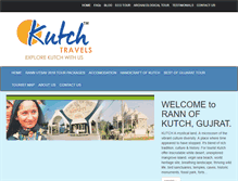 Tablet Screenshot of kutchtravels.com